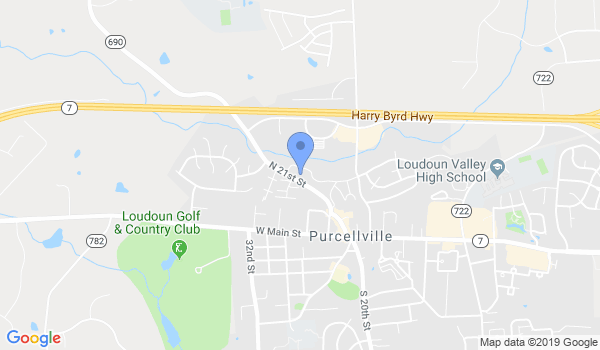Martial Arts America at Purcellville Sports Pavilion location Map