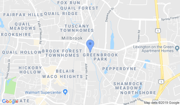 Raleigh Aikikai location Map