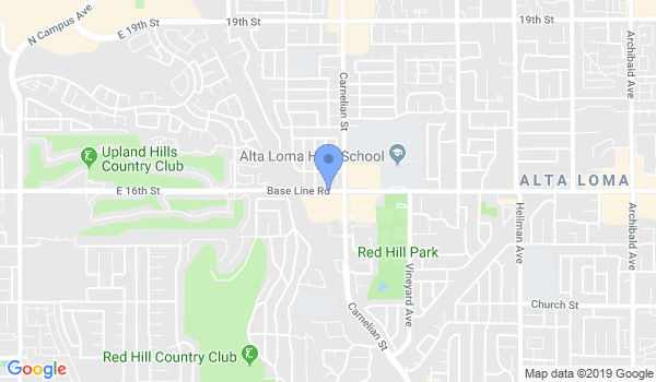 Red Dragon Karate - Alta Loma location Map