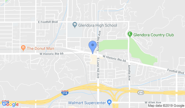 Red Dragon Karate Glendora location Map