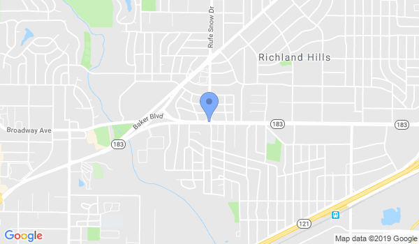 Richland Hills American Karate location Map