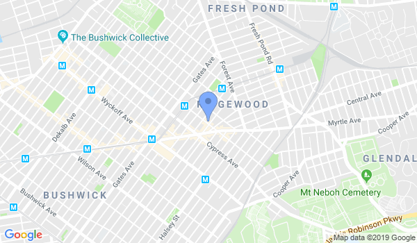 Ridgewood Karate Inc location Map