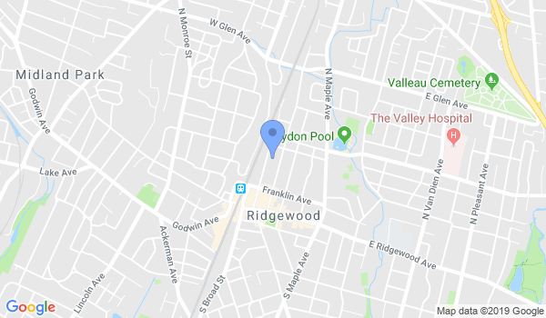 Ridgewood Judo location Map