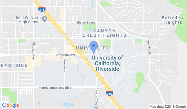 Riverside Judo Dojo location Map
