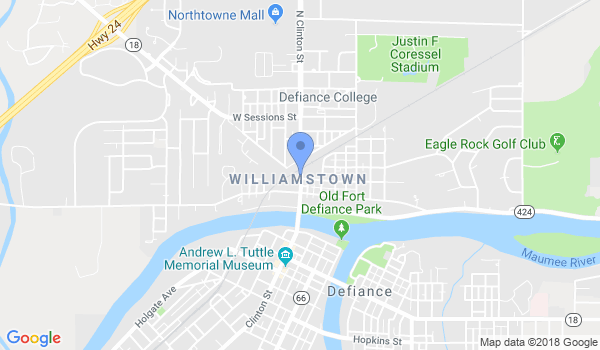 Robert Bowles Karate Academy location Map
