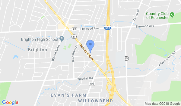 Rochester Phoenix Martial Arts location Map
