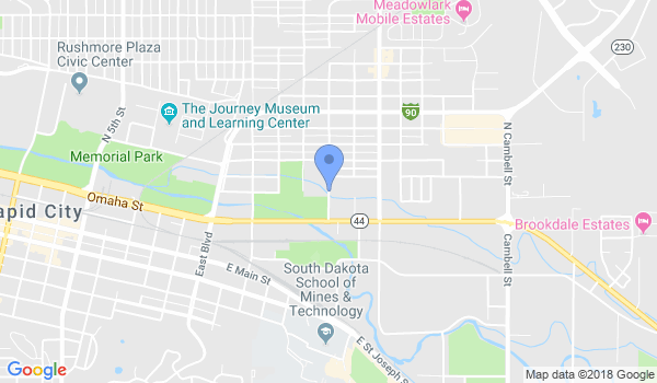 Rushmore Jukite Ju-Jitsu location Map
