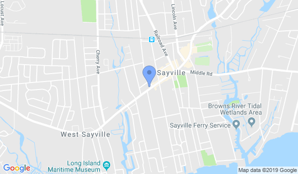 Sayville Family Karate location Map