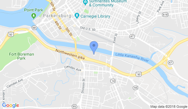 S. H. Kang's Tae Kwon Do Academy Parkersburg location Map