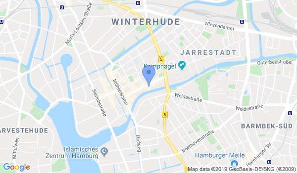 SHOSHIN DOJO Hamburg location Map