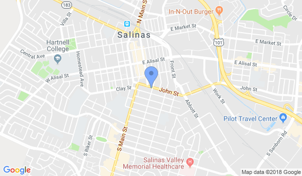Salinas Taekwondo Academy location Map