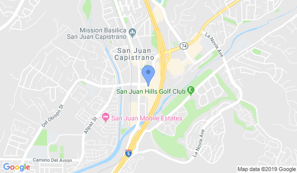 San Juan Karate, USSD location Map