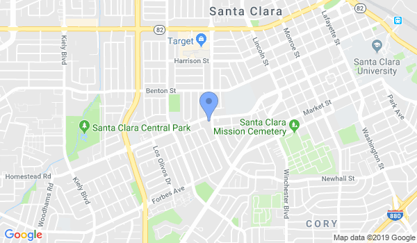 Santa Clara Kenpo Academy location Map
