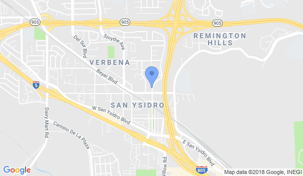 San Ysidro Karate location Map