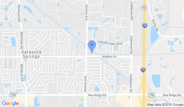 Sarasota Karate Club location Map