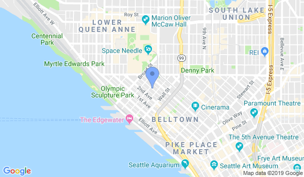 Seattle Karate & Karobics location Map
