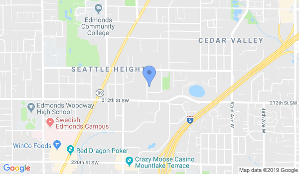 Seattle White Tiger Kung Fu location Map