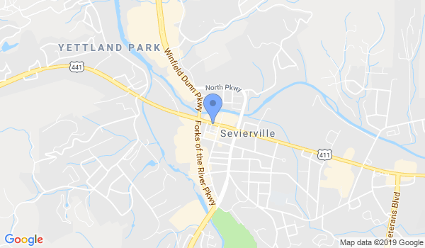 Sevier Martial Arts LLC location Map