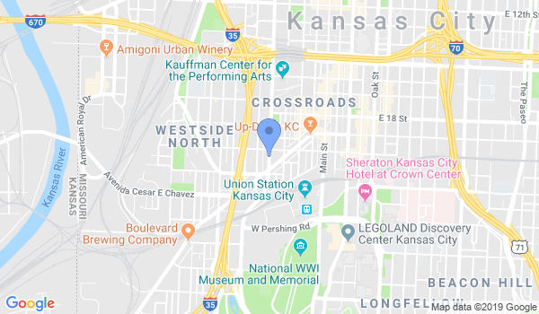 Shotokan Karate of America - Kansas City Dojo location Map