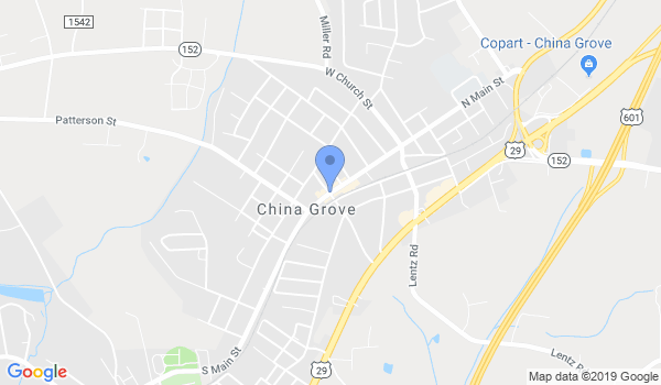 Traditional Martial Arts of China Grove location Map