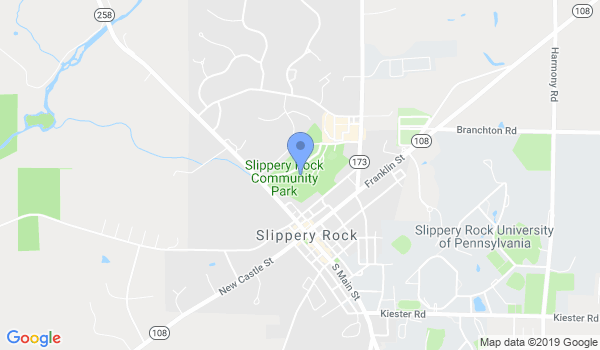 Slippery Rock Martial Arts location Map