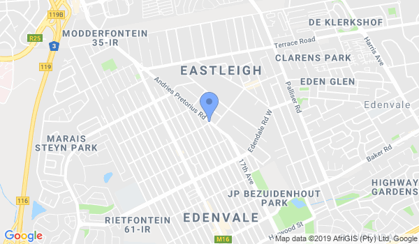 Songshan Kung-Fu Executive Academy - Edenvale location Map