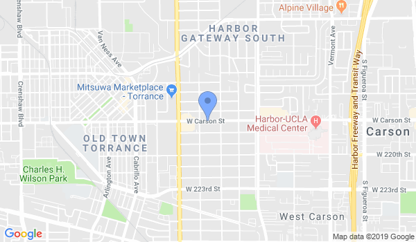 South Bay Karate location Map