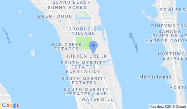 Space Coast Martial Arts location Map