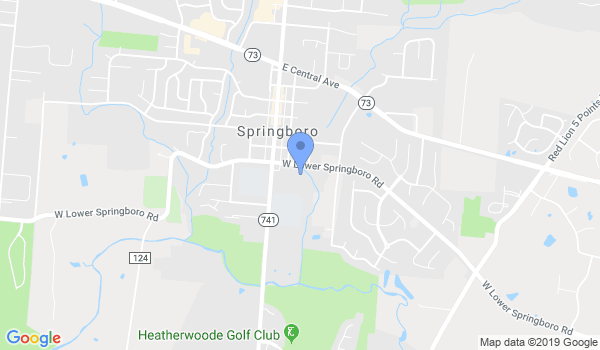 Springboro Martial Arts location Map