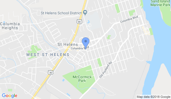 St. Helens Kung Fu Club location Map