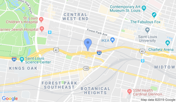 Systema St. Louis: Russian Martial Art location Map