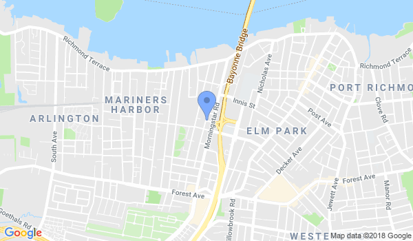 Staten Island Ninja Society Dojo location Map