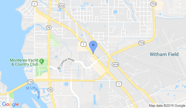 Stuart Martial Arts Center location Map