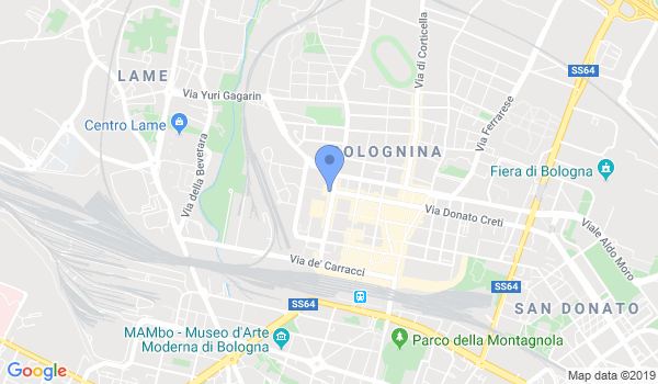 Taekwon-Do ITF Bologna location Map