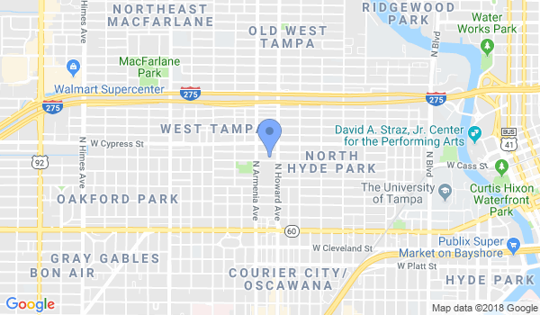 Tampa Muay Thai location Map