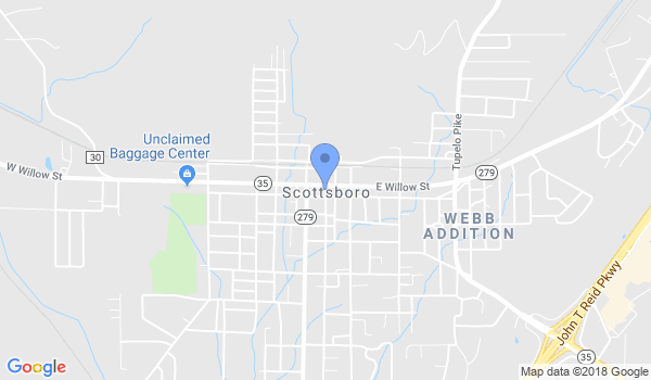 Tenacity Brazilian Jiu Jitsu of Scottsboro location Map