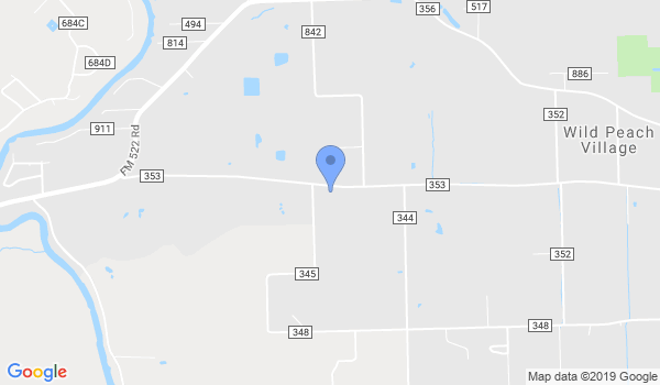 Texas Karate Club location Map