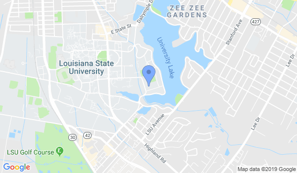 The Karate Club at LSU location Map