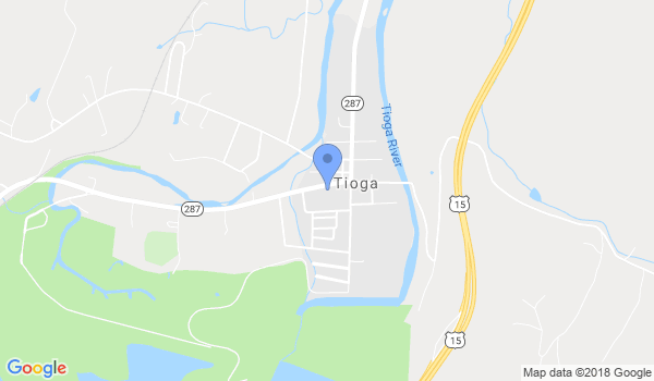 Tioga Karate Schools location Map