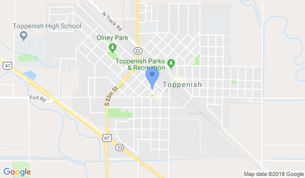 Toppenish School of Karate location Map