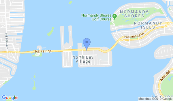 Treasure Island Karate location Map