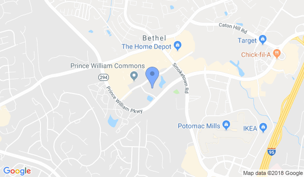 Trident Academy of Martial Arts location Map