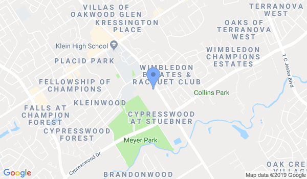Unified Tae Kwon-DO location Map