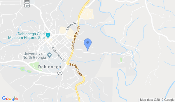 United Karate Studio of Dahlonega location Map