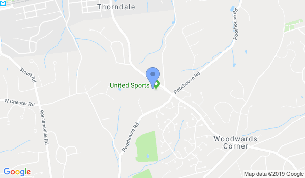 United Sports Tae Kwon Do location Map