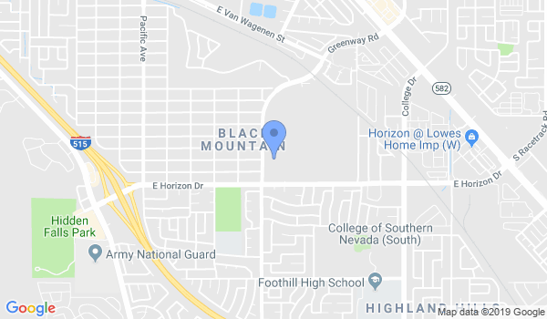 Vegas Valley Aikido location Map