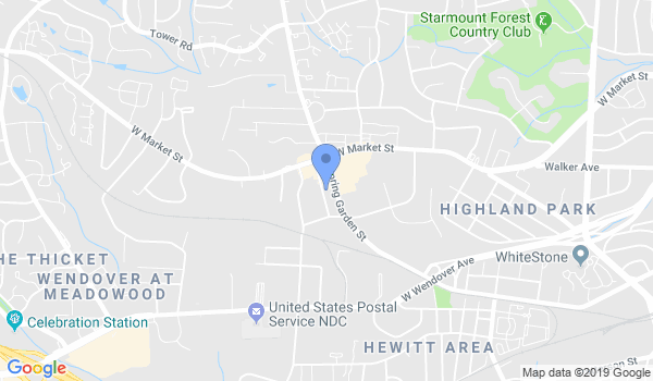 Vic Coffin Karate Studio location Map