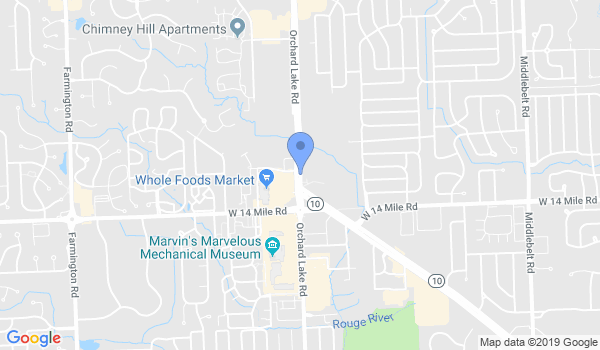 Vortex Martial Arts location Map