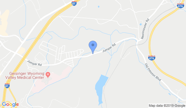 WASHIN-RYU KARATE-DO Wilkes-Barre Dojo location Map
