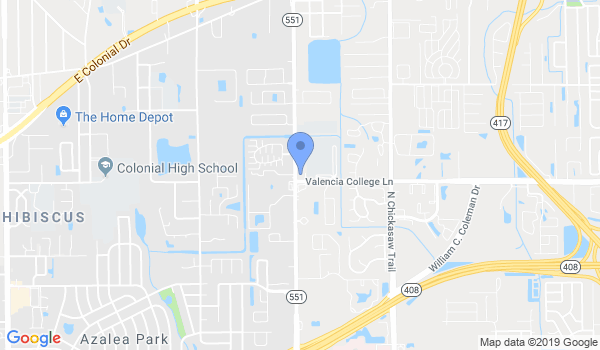 Wah Lum Kung Fu & Tai Chi Temple Orlando location Map